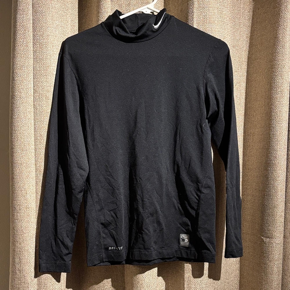 Nike Black Long Sleeve Dri-FIT Top